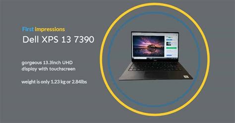 Dell XPS 13 7390 - First impression, powerful and not pricey