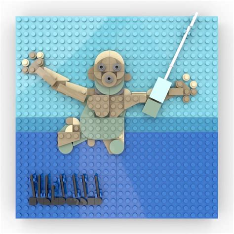 Lego Versions of Iconic Album Covers