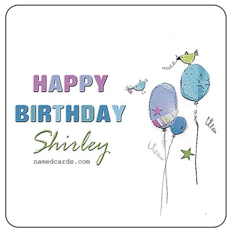 Happy Birthday Shirley