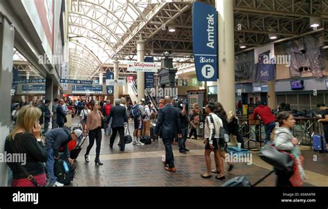 Amtrak Gate F in Union Station, Washington, DC Stock Photo - Alamy