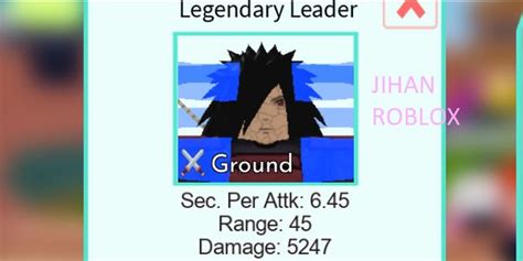 Beli Item Legendary Leader MAX Lvl (MADARA) All Star Tower Defense (ASTD) Roblox Terlengkap dan ...