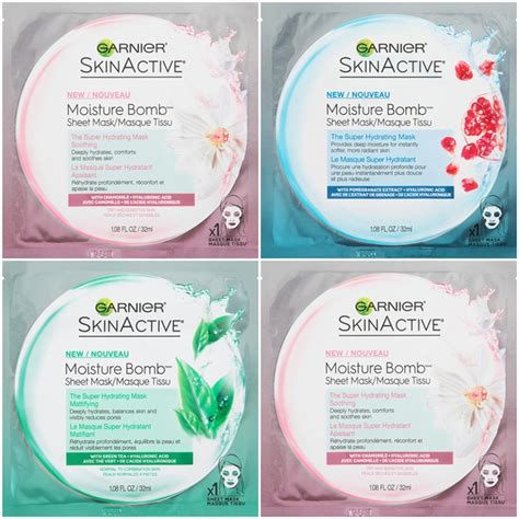 Garnier SkinActive Moisture Bomb The Super Hydrating Sheet Mask ...