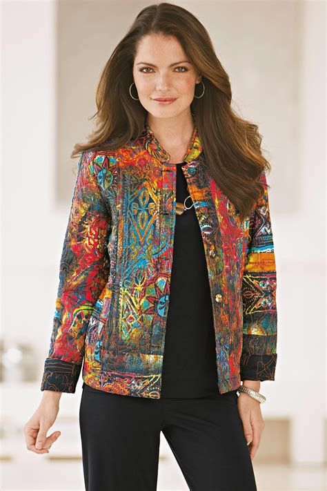 Reversible Patchwork Jacket Petite | Chadwicks | Quilted clothing ...