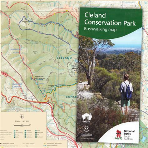 Cleland Conservation Park Bushwalking Map (topographic) | The Friends ...