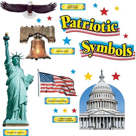 Patriotic Symbols Bulletin Board Set