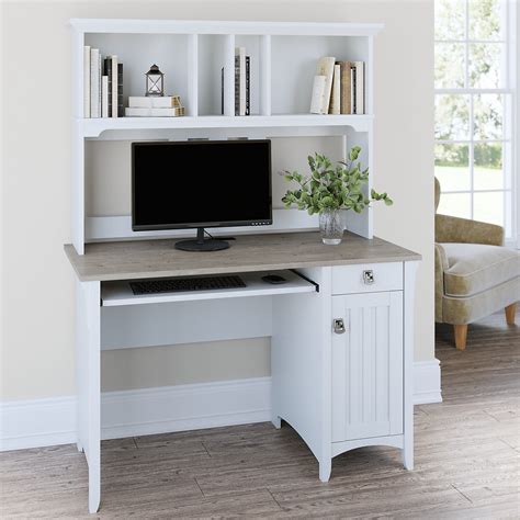 White Computer Desk With Hutch And Drawers | bet.yonsei.ac.kr