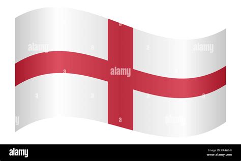 Flag of England waving Stock Photo - Alamy