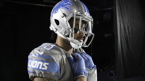 Closer look: Detroit Lions color rush uniforms