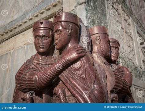 The Tetrarchs - a Porphyry Sculpture of Four Roman Emperors, Sac Stock Image - Image of emperors ...