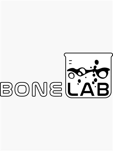 "BONELAB with border BONELAB" Sticker for Sale by StoreDebbieWol | Redbubble