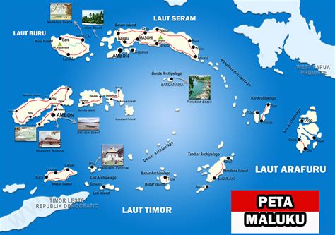 Peta Provinsi Maluku Lengkap Kabupaten Kota Web Sejarah 152240 | Hot ...