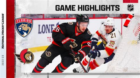 Panthers @ Senators 3/27 | NHL Highlights 2023 - YouTube