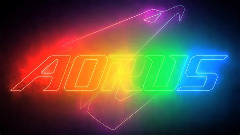 🔥 Free Download Aorus Logo Rgb Neon 4k by @patriciarodriguez | WallpaperSafari