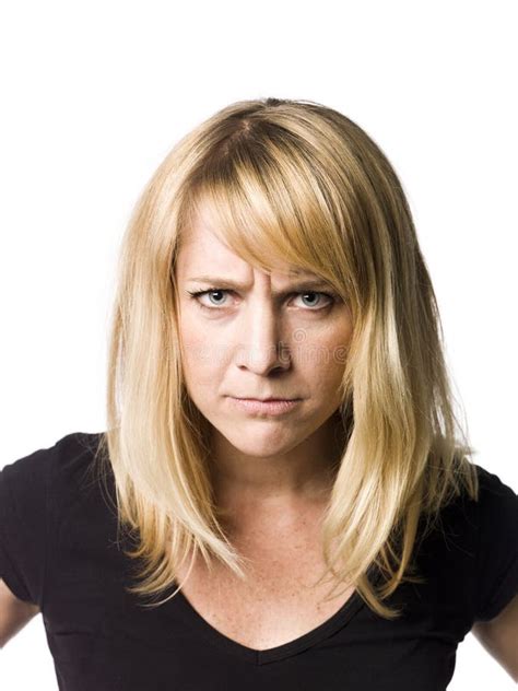 Angry woman stock photo. Image of angry, white, expression - 9566724