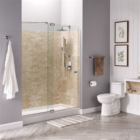 Studio 60x32 inch Single Threshold Shower base with Left-hand Outlet