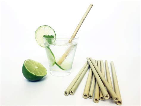 Bamboo straws (set of 10 pcs)