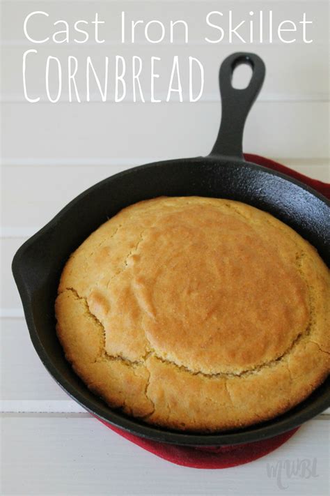 Cast Iron Skillet Cornbread Recipe - Mom. Wife. Busy Life.