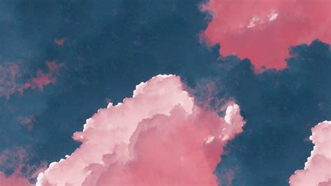 Download Pastel Clouds On Dark Background Wallpaper | Wallpapers.com