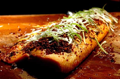 DUDE FOR FOOD: Salmon 100 Ways and More: Salmon Nights at Diamond Hotel ...