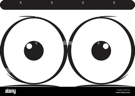 Surprised eyes cartoon Stock Vector Image & Art - Alamy