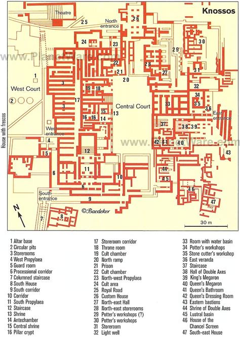 Knossos Map – explore this ancient Minoan site in Crete