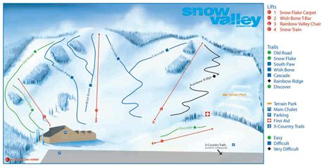 Snow Valley Alberta Trail Map • Piste Map • Panoramic Mountain Map