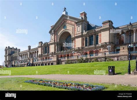 Alexandra Palace in springtime, Alexandra Park, London Borough of ...