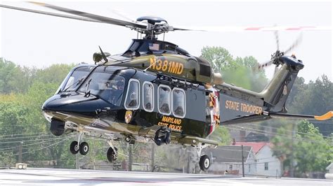 See Maryland State Police helicopter arrives at TidalHealth