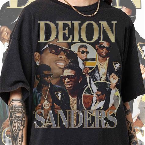 Deion Sanders 90s Vintage Tee - Deion Sanders American Footb - Inspire ...