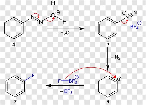 Balz–Schiemann Reaction Chemical Diazonium Compound Mechanism ...