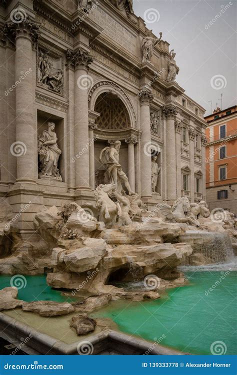 Fontana Di Trevi History City Rome Empire Stock Photo - Image of ...