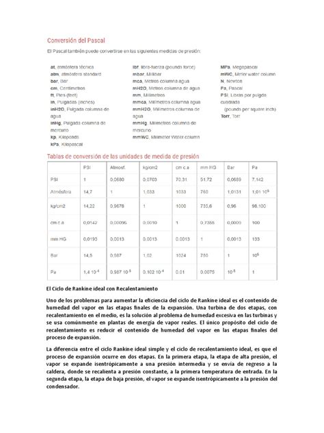 El Ciclo de Rankine Ideal Con Recalentamiento | PDF