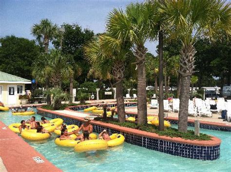 Outdoor Pool and Lazy River - Picture of Pirateland Oceanfront Campground, Myrtle Beach ...