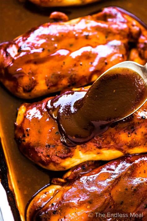 Baked BBQ Chicken Breast (super easy recipe!) - The Endless Meal®