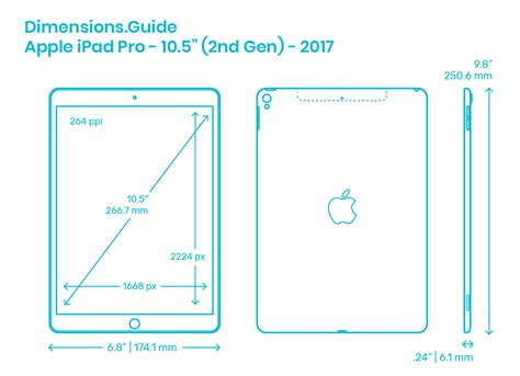 Apple iPad (8th Gen) - 2020 Dimensions & Drawings | Dimensions.com