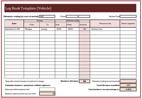 Log Book Template | Download in MS Word | Free Log Templates