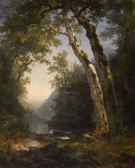 "The Catskills", by the American Hudson River School of Art artist ...