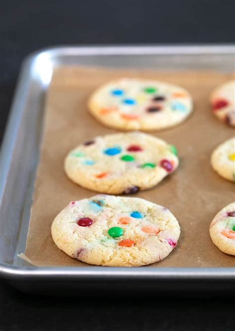 Gluten Free M&M Cookies | 4 Ingredients