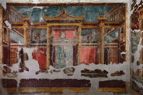 West wall of the diaeta (f). Oplontis, Villa Poppaea, oecus 23.