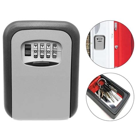 Security Key Box with Code MH902 - Wall Mount - Grey