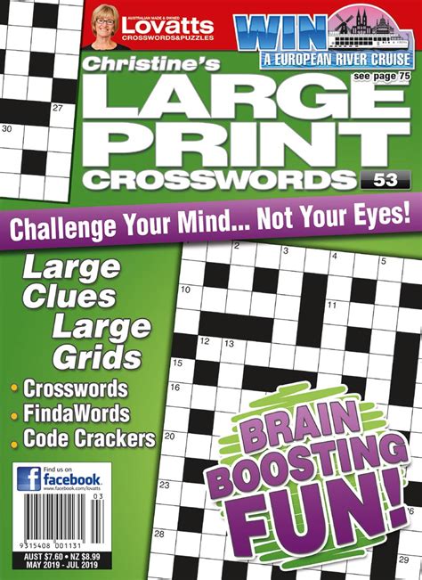 Printable Lovatts Crosswords - Printable Crossword Puzzles