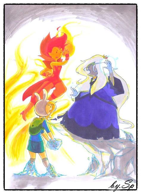 Flame Prince vs Ice Queen by 415sonic on deviantART | Adventure time ...