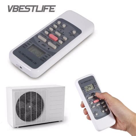 VBESTLIFE Air Conditioner Remote Control For Midea R51M/E Air Conditioner Controller Digital LCD ...