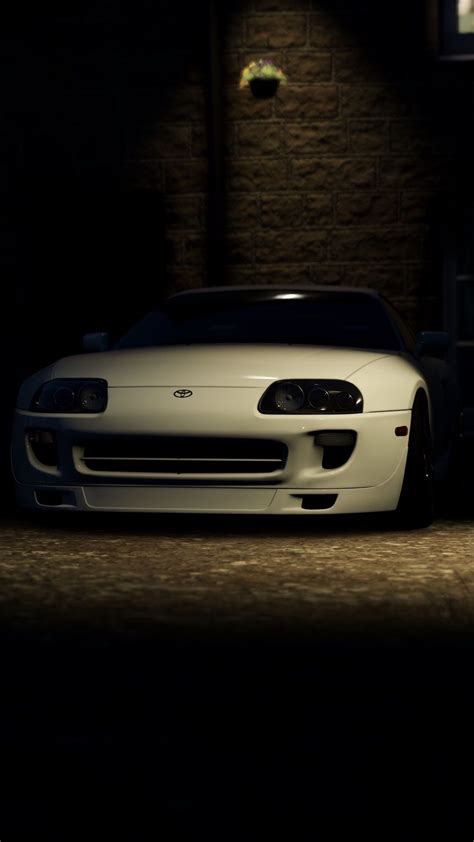 White toyota supra car Wallpapers Download | MobCup