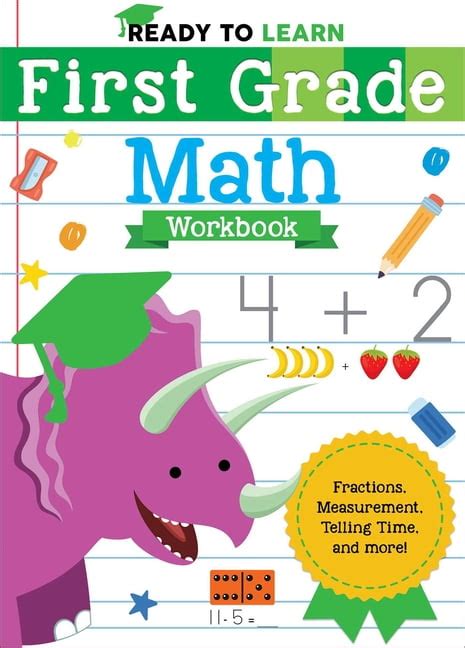 Ready to Learn: First Grade Math Workbook - Walmart.com - Walmart.com