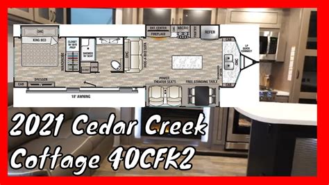 Check out the 2021 Cedar Creek Cottage 40CFK2 - YouTube