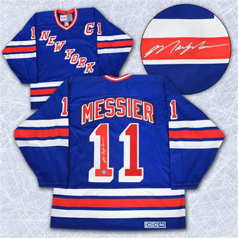 Mark Messier New York Rangers Autographed Retro CCM Hockey Jersey - NHL ...