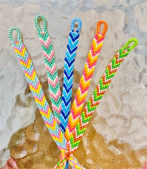 Chevron Friendship Bracelets | Etsy