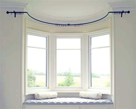 Bay Window Curtain Poles | Handmade Wrought Iron