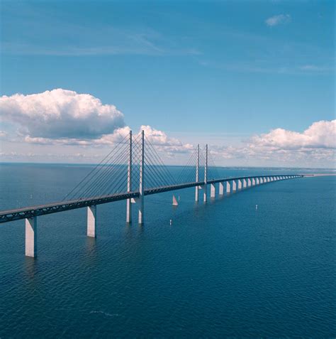 A Bridge That Turns Into An Underwater Tunnel Connecting Denmark And Sweden